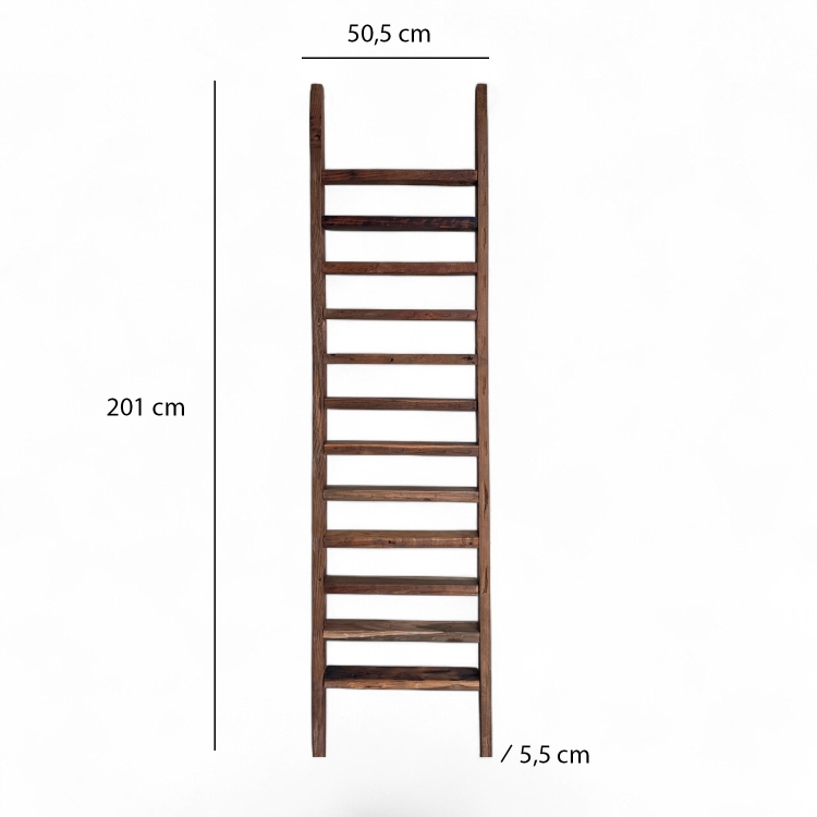 Handcrafted Teak Wood Ladder BALI