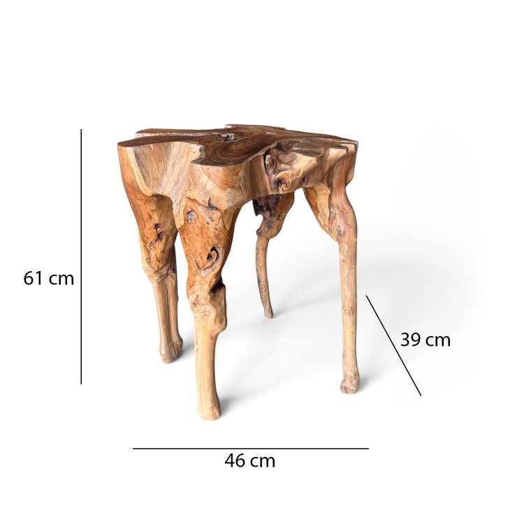 Coffee Table CUMI Teak Root - Tanah