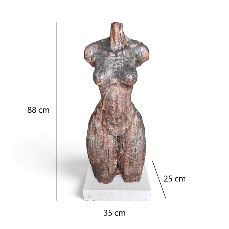 Busto de mujer de madera DEW