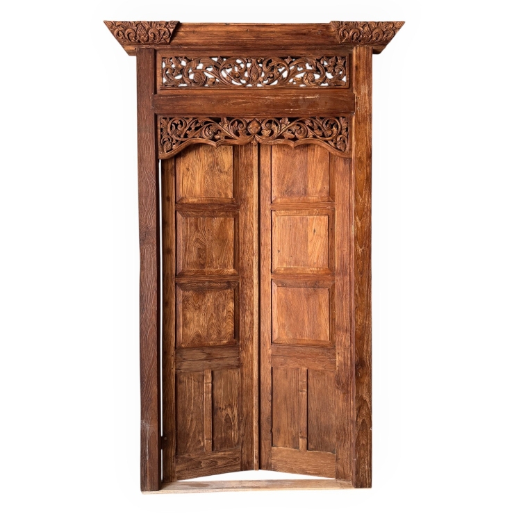 Puerta Javanesa Tallada YOGYA