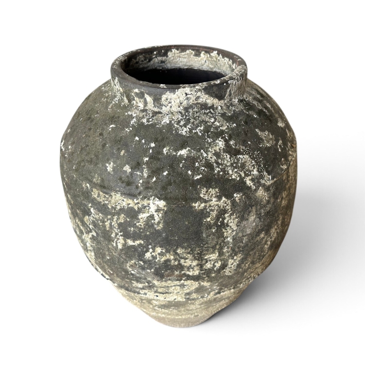 Ceramic Vase with Weathered Patina VERONA
