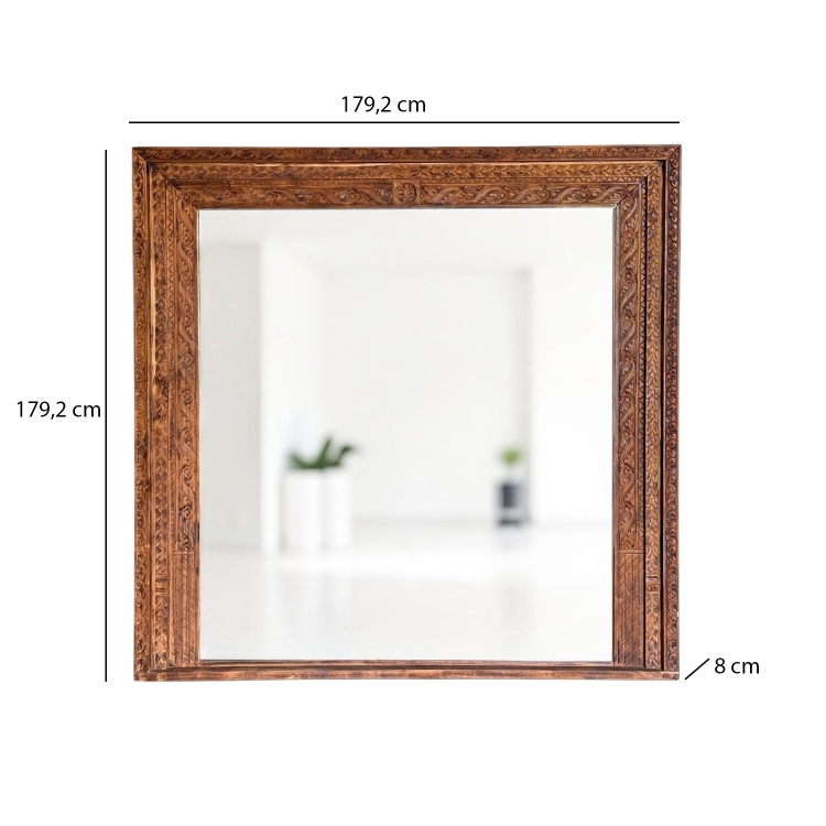Espejo Grande de Madera de Teka VENECIA