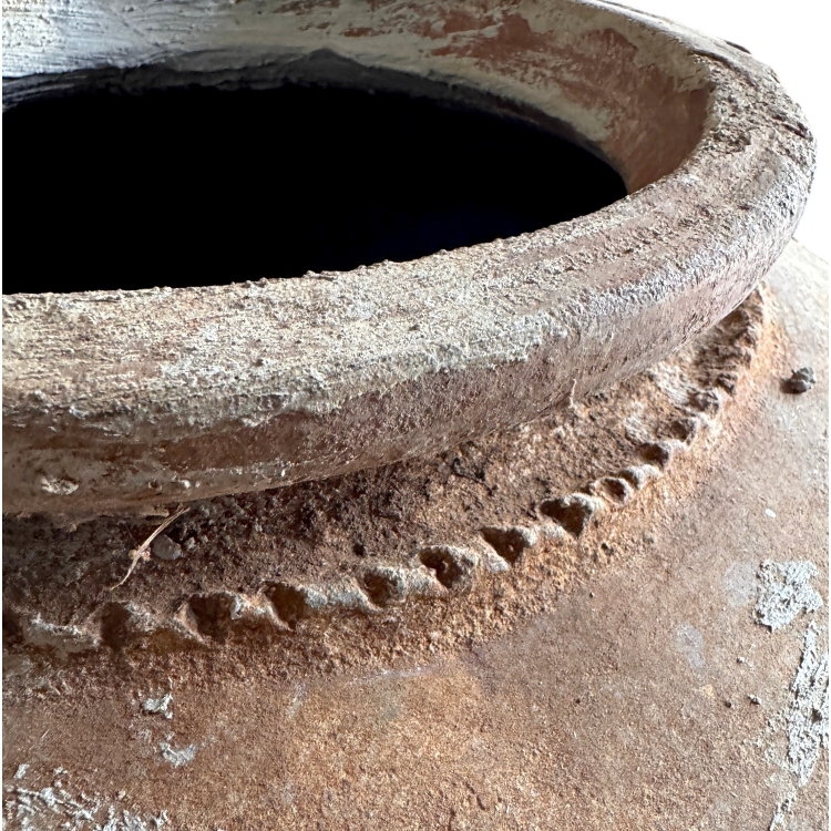 Aged Terracotta Vase PETRA