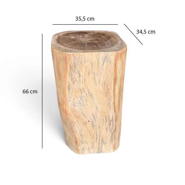 Pedestal de Madera Tropical ASPEN