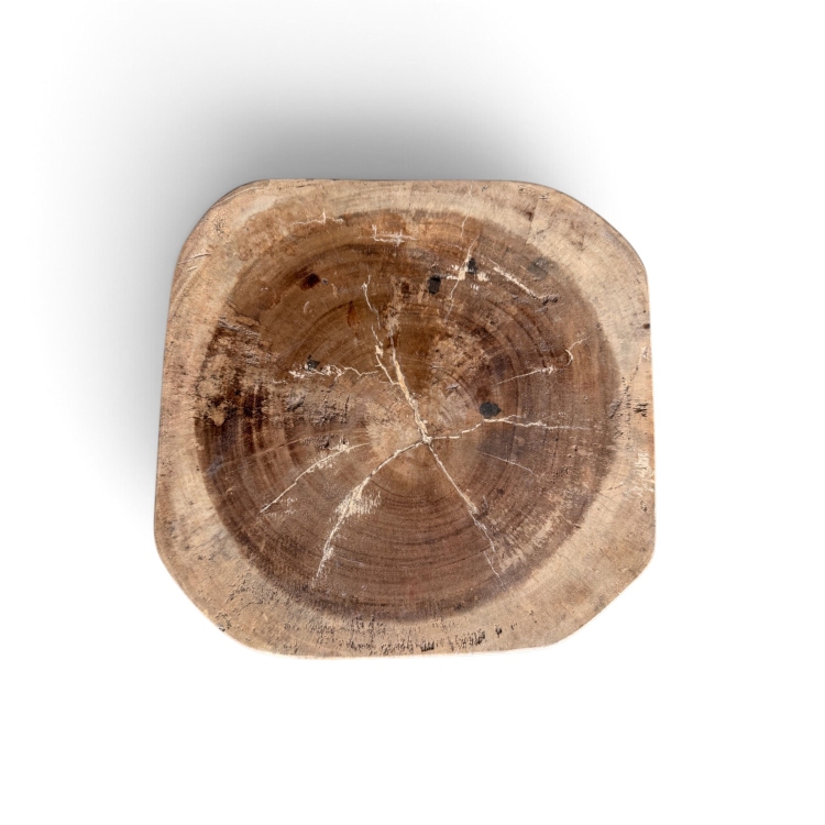 Solid Suar Wood Pedestal ASPEN