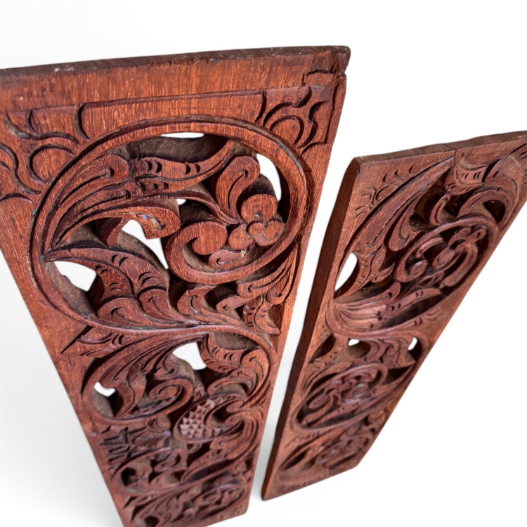 Hand - Carved Teak Wood Panels CATANIA