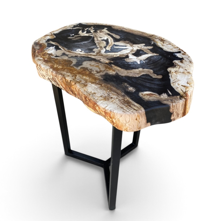 Carved Natural Xylopal Table