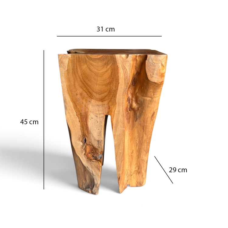 Teak Wood Stool ARENALS