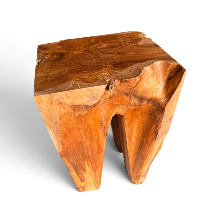Solid Teak Stool ARENALS