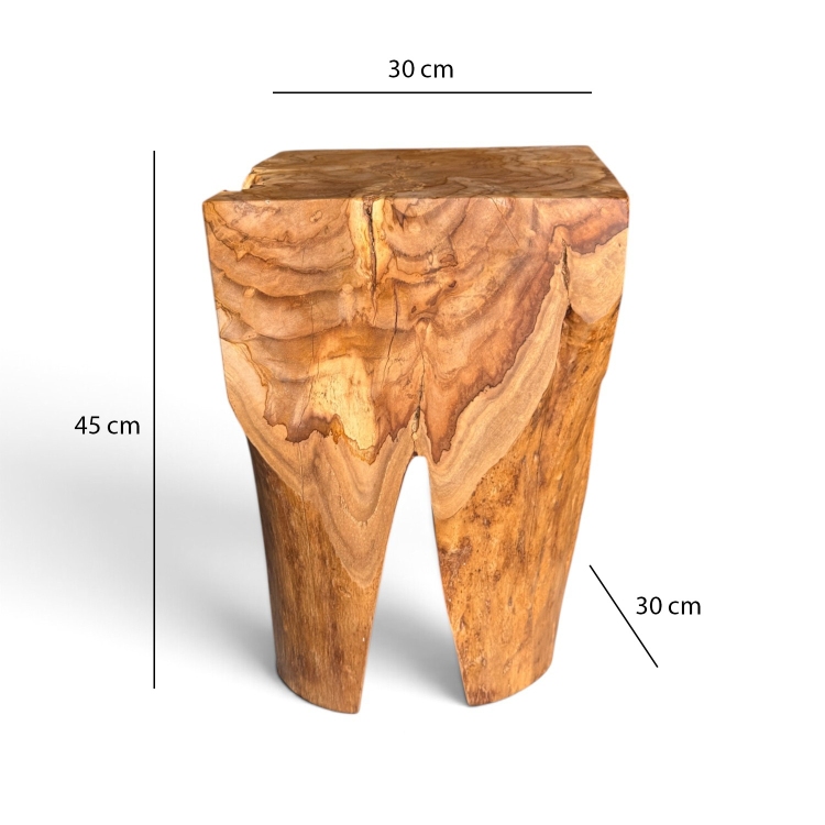 Taburete Auxiliar de Madera SALINAS