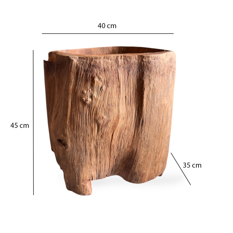 Maceta de Madera Palawan