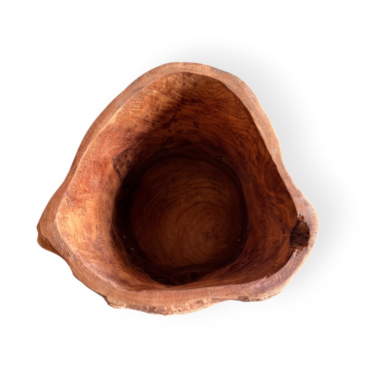 Maceta de Madera Natural Palawan