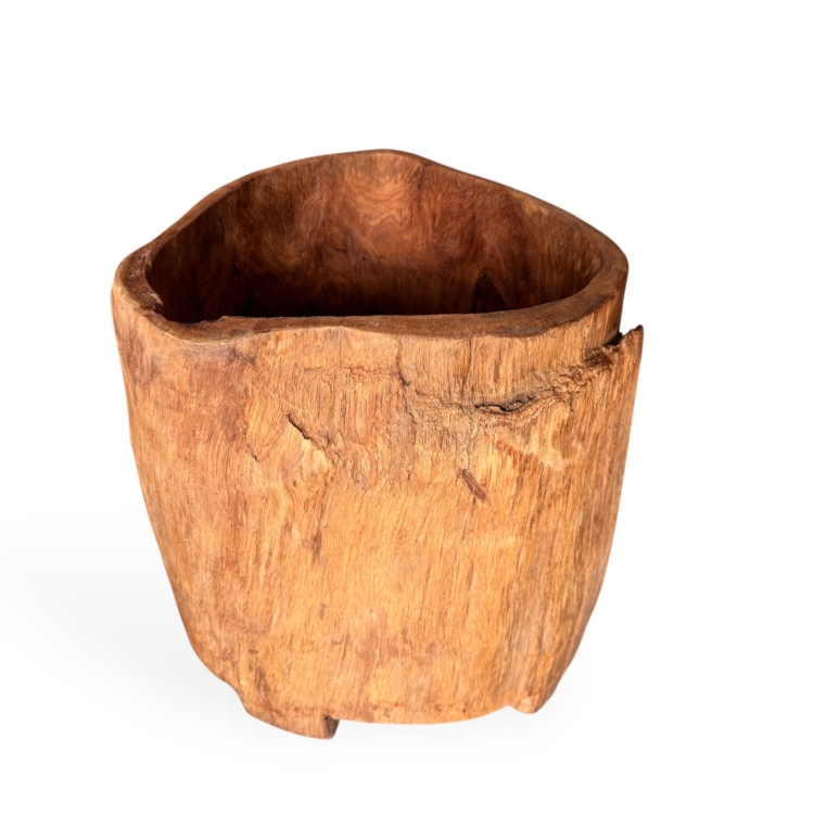Maceta Escultorica de Teca Palawan