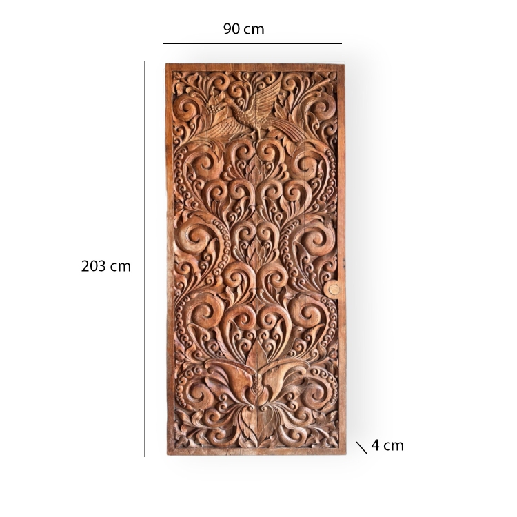 Puerta Antigua de Madera Teca Garuda