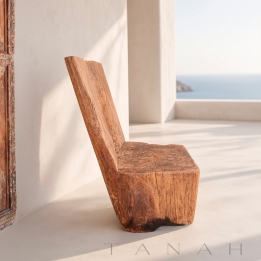 Silla Artesanal de Teca Maciza Vinci