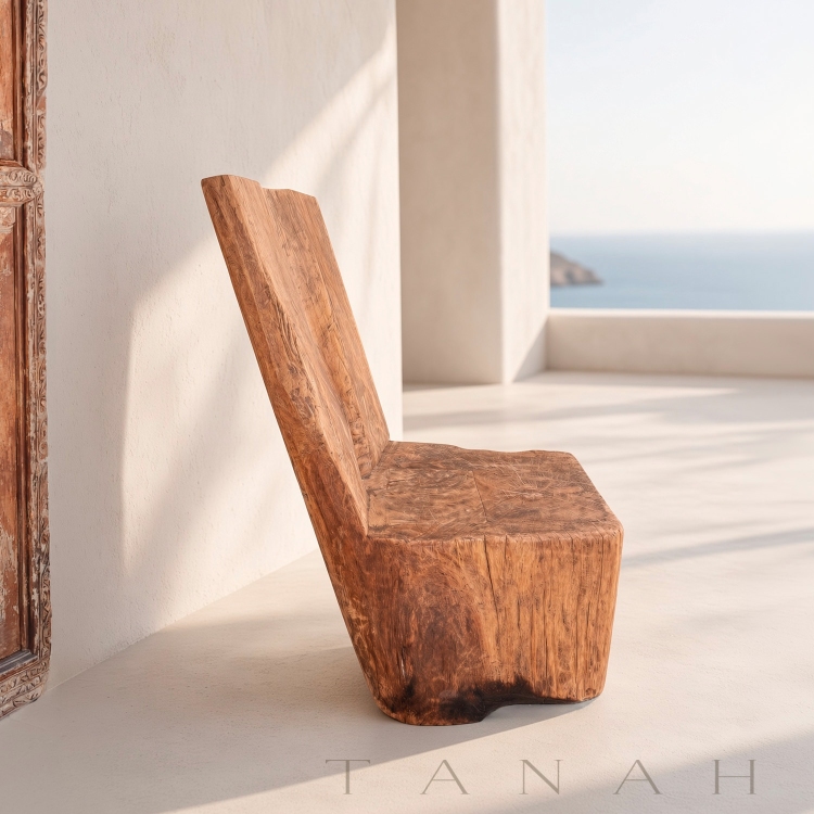 Handcrafted Chair in Soli Teak Vinci