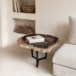 Mesa Auxiliar de Madera Petrificada MONTBLANC