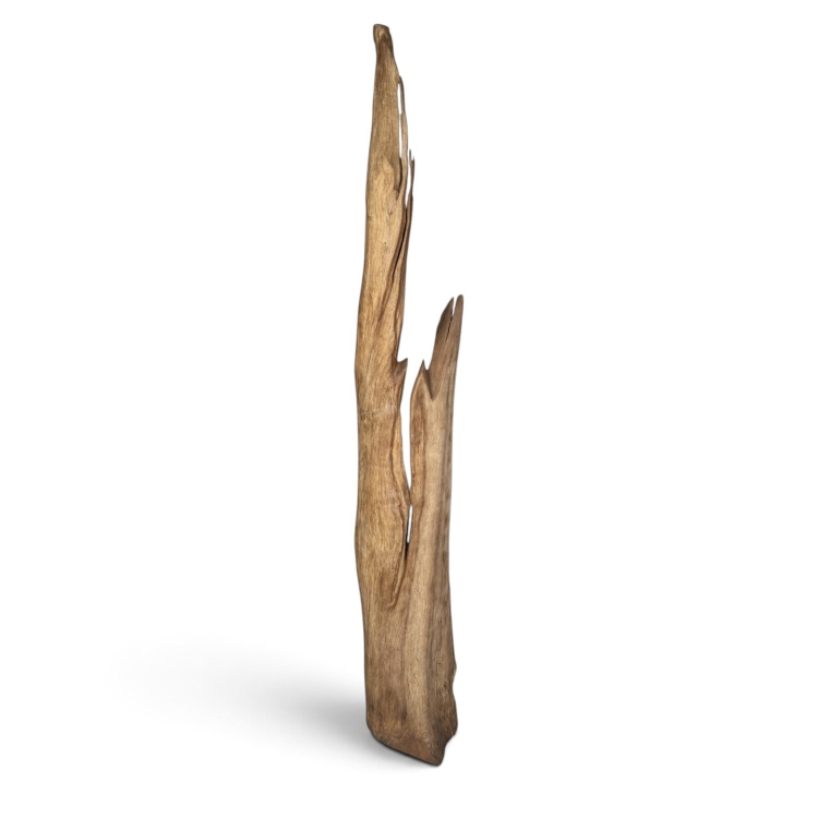 Natural Teak Sculpture Lume