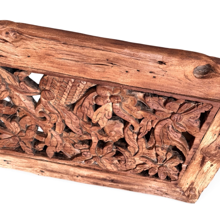 Carved Teak Wood Decorative Panel PORTINATX