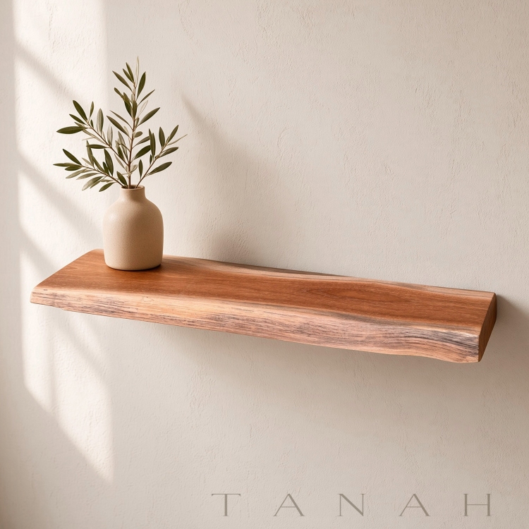 Organic Teak Shelf DUNA - Tanah