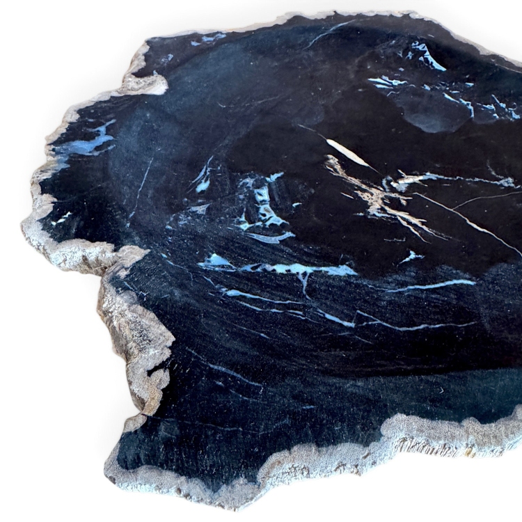 Bandeja de Madera Petrificada Negra BRUMA